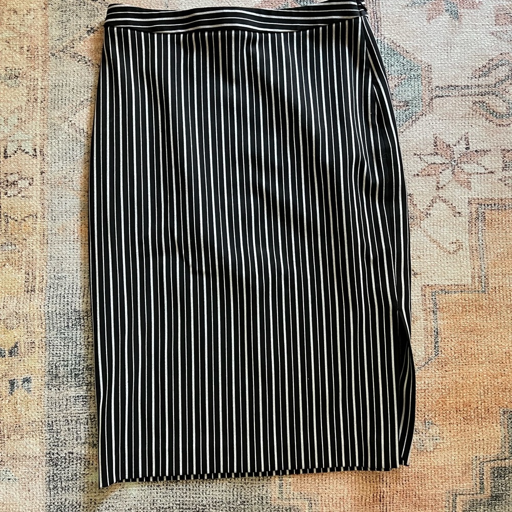 Banana Republic Striped Pencil Skirt
